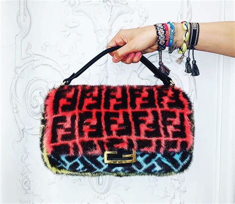 fendi fuzzy bag|fendi baguette.